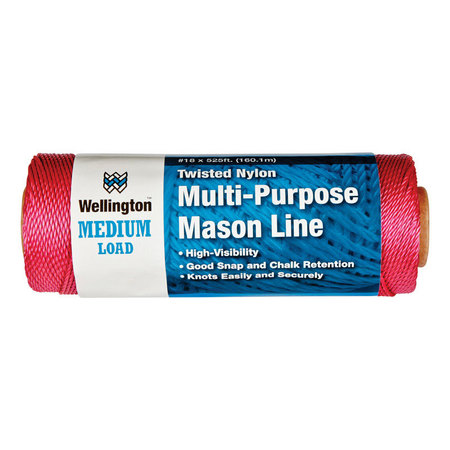 WELLINGTON Twine Nylon #18X525' Pnk G5218Z0525P27